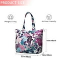 thumbnail image 4 of Pioneer Flower Floral Print Pattern Travel Tote Bags for Women Carry On,Large Weekender Bags for Women Travel,Multi Functional Duffle Bag for Work,Shopping,Sports, 4 of 5
