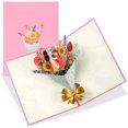 thumbnail image 1 of Tarjeta de felicitación, tarjeta emergente 3d, tarjeta de ramo 3d, tarjeta plegable, postales, tarjeta de mensaje, 11 Feliz Sencillez, 1 of 5