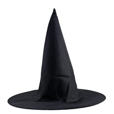 Cuteam Witch Hat,Adult Women Black Witch Hat Pointy Cap Halloween Party ...
