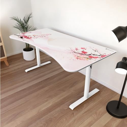 Arozzi Arena Gaming Desk Mat, Full Surface Custom Desk Pad, Interchangeable, Water Resistant & Washable Computer Desk Mouse Pad with Stitched Edges (D049)