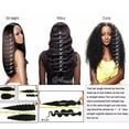 thumbnail image 5 of African Wig Female Hair Weft Bundle Big Curly Synthetic Hair Extensions for Women Tools, 5 of 6