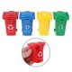 thumbnail image 4 of 4 unids/set Mini cubo de basura peonía loro juguetes de entrenamiento de inteligencia suministro para mascotas, 4 of 4