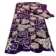 thumbnail image 2 of Tela de encaje africano , lentejuelas bordadas, encaje de tul de red francés para baile de graduación, boda nigeriana, vestidos de , púrpura Sunnimix tela de encaje africano, 2 of 4