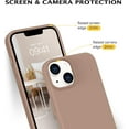 thumbnail image 3 of Sumao Designed for iPhone 14 Case, Silicone Shockproof Slim Thin Phone Case (Khaki), 3 of 10