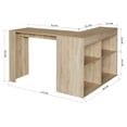 thumbnail image 4 of Escritorio en L FurnitureR Beige moderno, 4 of 6