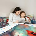 thumbnail image 5 of Feelyou Kawaii Boho Bird Bedding Comforter Set, Retro Blossoms Flower Twin Comforter Sets, Teens Boys Girls Kids Reversible Bedding Set, Microfiber Bedroom Decor, 2pcs, 5 of 8
