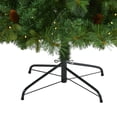 thumbnail image 4 of Nearly Natural 6.5ft. West Virginia Full Bodied Mixed Pine Artificial Christmas Tree with 400 Clear LED Lights and Pine Cones, 4 of 7