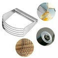 thumbnail image 2 of Pastry Blender, Professional Stainless Steel Dough Blender Scraper Chopper, 2 of 7