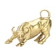 thumbnail image 3 of Figura de animal de latón, adorno de toro de cobre de Wall Street, estatua de toro de latón, rendimiento de primera categoría, 3 of 14