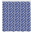 thumbnail image 3 of Ambesonne Ladybug Shower Curtain, Happy Bugs, 69"Wx75"L, Navy Blue White Yellow, 3 of 3