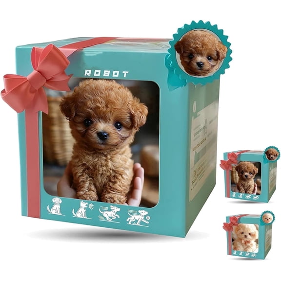 New Robot Dog, My Realistic Robot Puppy That Acts Like a Real Puppy, Smart AI Robotic Puppies, Interactive Plush Dogrobot for Adults, Robots Dogs for Walking, Barking, Tail Wagging