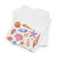thumbnail image 4 of Chamelean Seashells Cottagecore Aesthetic Short Sleeve Tee Unisex Casual T-shirt, Sizes S-3XL, 4 of 4