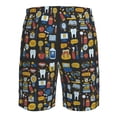 thumbnail image 6 of Naloa Teeth Men's Beach Shorts, Surfing shorts, Swim trunks, Quick Dry Swim Trunks for Surfing Beach Fun - 3X-Large, 6 of 9