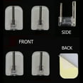 thumbnail image 3 of Evideco Small Flat Cafe Curtain Rod Set of 2 Adjustable White 12"-16", 3 of 5