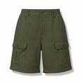 thumbnail image 5 of JGGSPWM Women's Lightweight Hiking Cargo Shorts for Running Athletic Camping Travel Golf Shorts Solid Color Workwear with Pockets Green M, 5 of 7