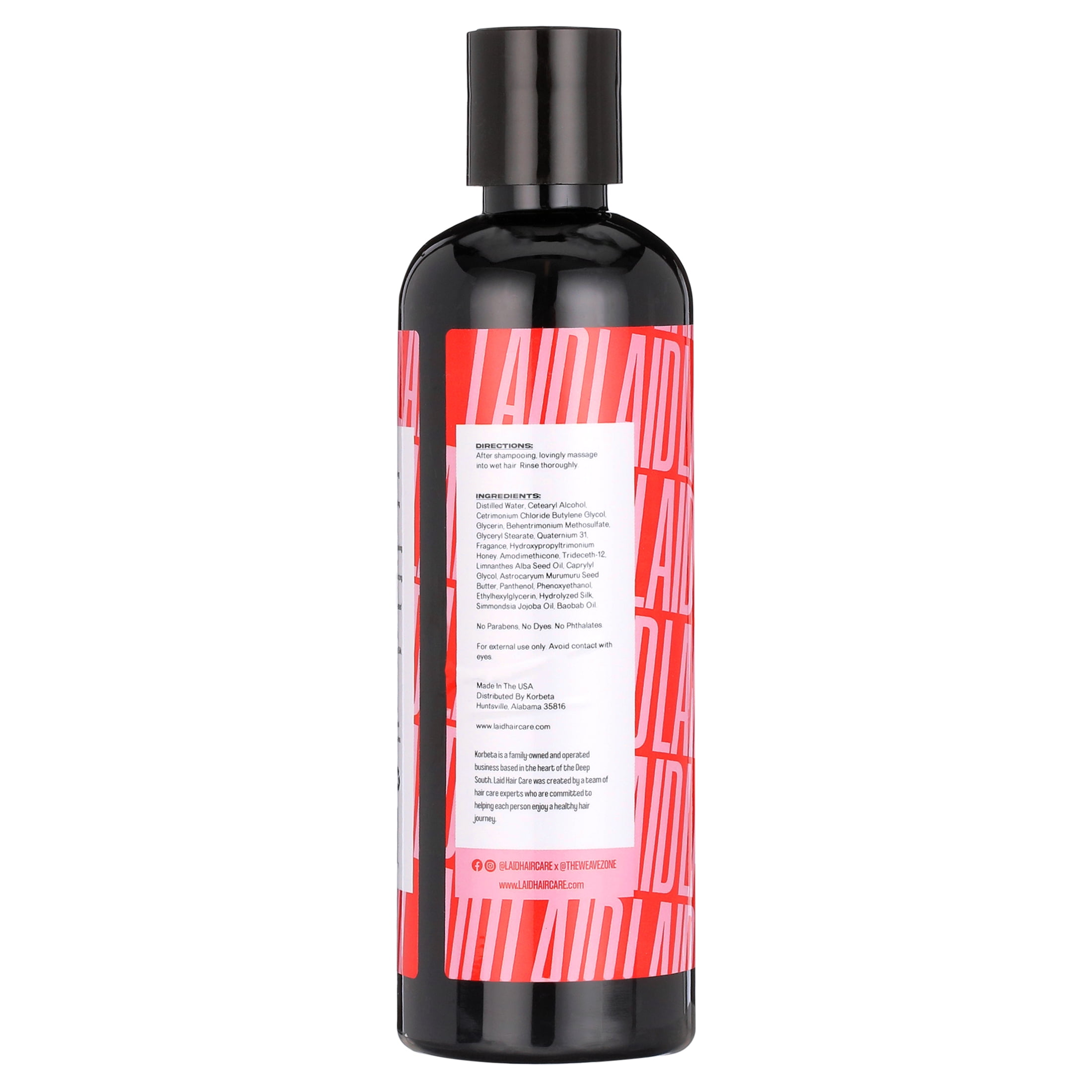 LAID Hair Care Pink Cucumber & Green Tea Silkening Formula Silk Me