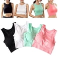 thumbnail image 6 of Balight Women Mesh Breathable Sports Bra Fitness Padded Bra Workout Yoga Tank Full Cup Racerback Sports Top, 6 of 6