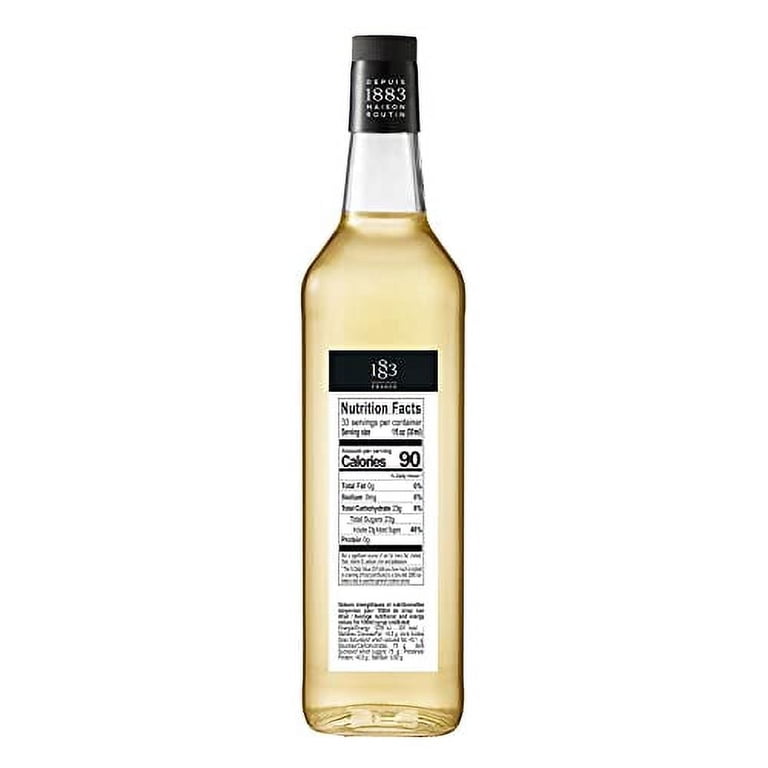1883 Cardamom Syrup, 1L, Vegan, Kosher, Flavored for Hot & Iced