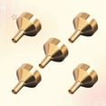 thumbnail image 3 of HERFIER 5pcs Mini Golden Metal Funnels for Transferring Perfume Essential Oil 0.71x0.83x0.83in, 3 of 8