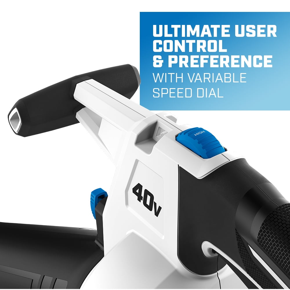 HART 40V Cordless Leaf Vacuum Kit, (1) 4.0Ah Lithium-Ion Battery