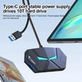 thumbnail image 5 of Expansor de Concentrador USB 3.0 Tipo C de 7 Puertos Adaptador OTG de Alta Velocidad de 5 Gbps Estación de Acoplamiento para Computadora Portátil Disco Duro Ratón Teclado B, 5 of 5