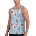 thumbnail image 2 of Easygdp Sea Turtle Men's Tank Top, Sleeveless Muscle T Shirts, Breathable, Quick-Dry, Loose for Gym, Running, Fitness - X-Large, 2 of 9