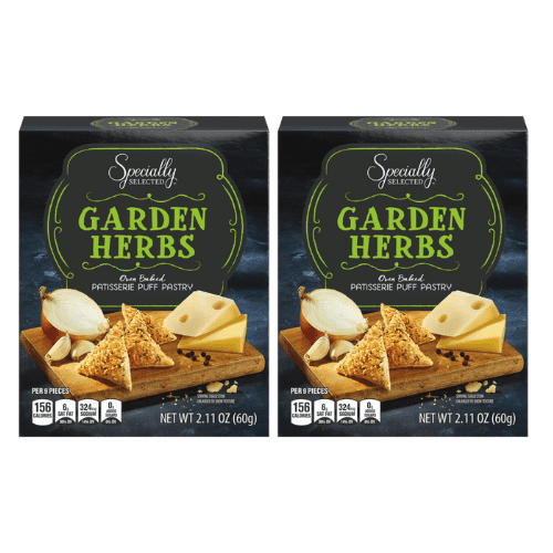 Specially Selected Garden Herbs Puff Pastry Oven Baked 2.11 oz, 2 Pack