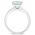 thumbnail image 4 of Everly Women's Aquamarine 10k White Gold Ring, 4 of 7