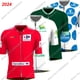 thumbnail image 2 of Maillot de ciclismo de la Vuelta a España 2024 TDF de manga corta, ropa de ciclismo roja, ropa de ciclismo de carretera, camiseta verde y amarilla, camisetas de bicicleta, uniformes de MTB, 2 of 5