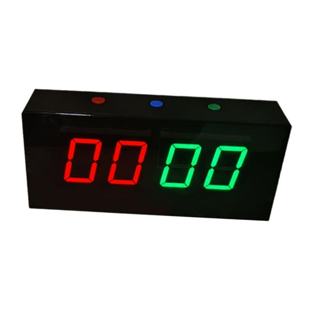 Marcador digital electrónico portátil, alimentado por USB para competiciones deportivas, versátil y compacto (21,5 x 10 x 4,5 cm).