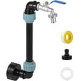 thumbnail image 1 of Adaptateur de Réservoir IBC, Kit de Connexion en Alliage de Zinc Haute Résistance avec Interface de Robinet Standard 3/4 Pouce pour Réservoir d'Eau de Pluie 1000L Baril de Pluie, 1 of 6