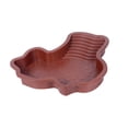 thumbnail image 3 of Plato de baño para reptiles, bandeja para remojar anfibios, plato de comida para reptiles, cuenco de baño para tortugas, gecos, tortugas, camaleones marrón, 3 of 9