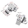 thumbnail image 2 of Uxcell Twist Latches, Iron Spring Loaded Butterfly Twist Latch for Box, 3.1x2.6" 2Pcs, 2 of 6