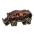 thumbnail image 2 of Estatua de animal de madera Sincero para decoración del hogar, 2 of 10