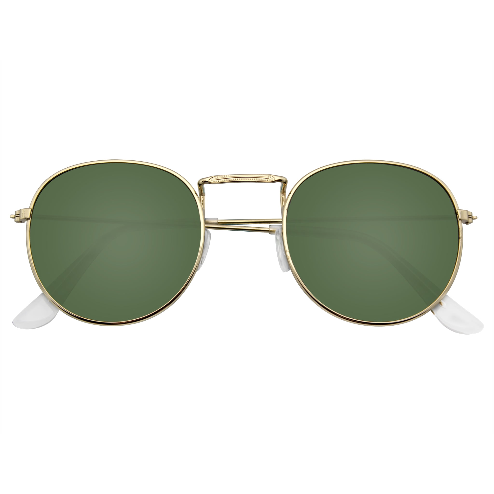 Emblem Eyewear Mens Womens Round Sunglasses Vintage Retro Mirror