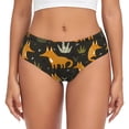 thumbnail image 1 of Fotbe Funny Fox by the Field Calzones Estampados para Mujer – Ropa Interior de Algodón, Cómoda, Suave y Elástica-4X-Large, 1 of 6