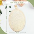 thumbnail image 2 of Exfoliante corporal exfoliante de lufa natural elaborado con una esponja de baño de lufa biodegradable y respetuosa con el medio ambiente, 2 of 7