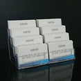 thumbnail image 4 of Business Card Holder, Business Card Display, Business Card Organizer, Cards Stand for Workspace, 1Pcs Clear Card Display Holde, Business Card Storage Holder 7.68x3.35x3.94 In, 4 of 5