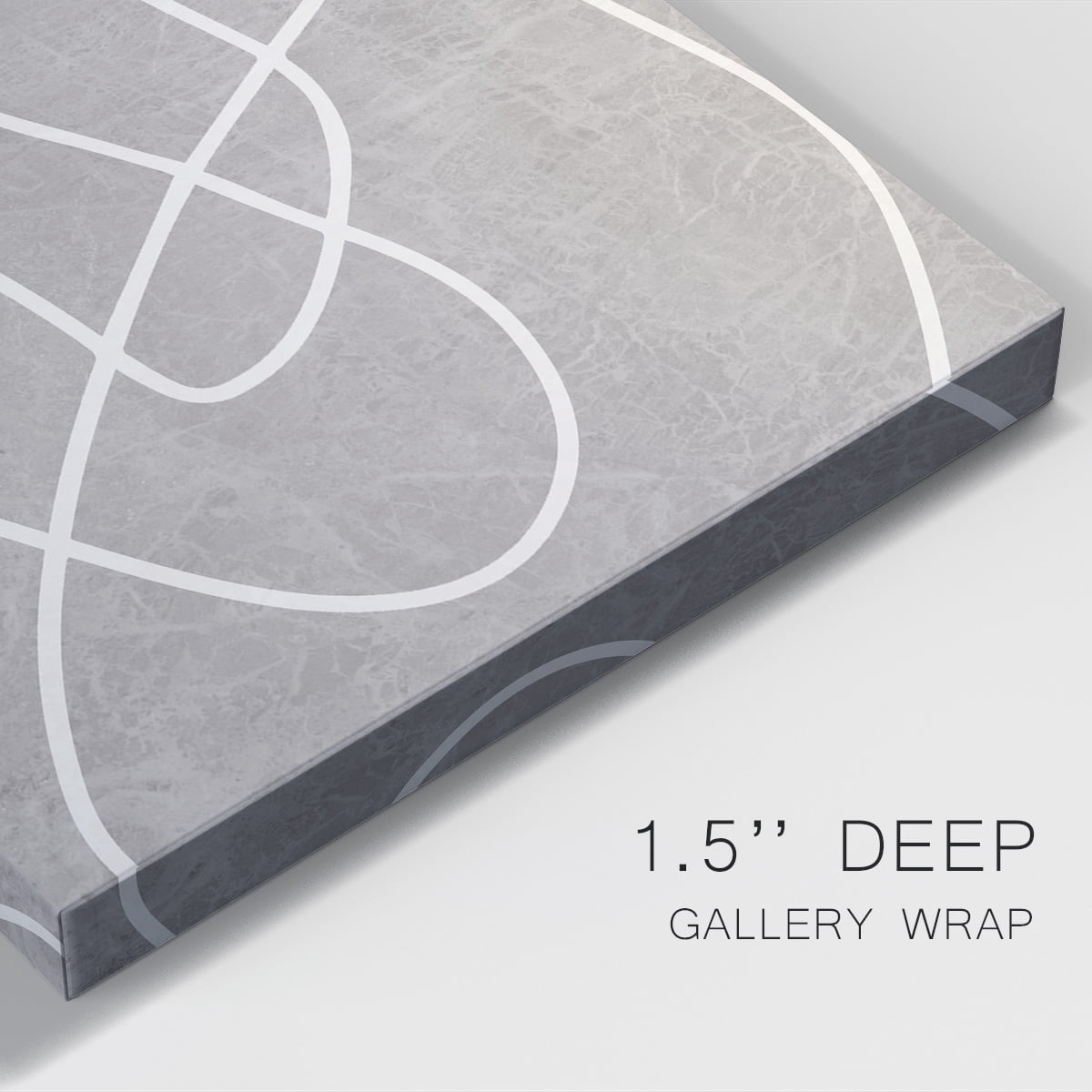 Fissures II Premium Gallery Wrapped Canvas - Ready to Hang