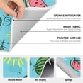 thumbnail image 5 of Heart Raspberry Flower Drying Dish Mat Quick Drying Absorbent Soft Durable for Kitchen 16" x 18", 5 of 10