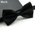 thumbnail image 2 of Naierhg Men Classic Solid Color Bowtie Necktie Tuxedo Wedding Party Adjustable, 2 of 8