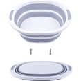 thumbnail image 1 of Collapsible Portable Wash Basin and Chop Board Sink for RV Trailers Camping - Foldable Dishpan Tub, 1 of 5