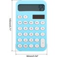 thumbnail image 2 of Desktop Calculator, 12-Digit Large LCD Display Standard Function Desktop Calculator Cute Portable Calculator for Home Office, 2 of 4