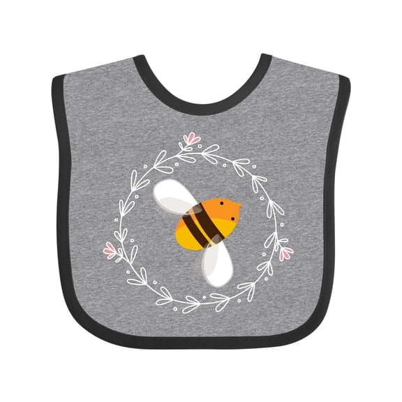 Inktastic Bee Cute Kids Honeybee Girls Baby Bib