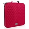 thumbnail image 1 of Coofit CD Case 160 Capacity Nylon Heavy Duty DVD Holder CD Organizer CD Storage Case, 1 of 10