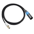 thumbnail image 1 of XLR Female XLR Cable 3 Pin Replacement High Quality Sturdy Mini XLR Cable Balanced Cable for Mixer , 2M, 1 of 10