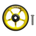 thumbnail image 3 of Ruedas EZ de 6 Cm de Una Sola Rueda para Bicicleta Plegable para Reacondicionamiento de Transporte de Bicicletas - Oro Macarena Bicicleta Plegable Easy Wheel, 3 of 8