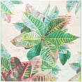 thumbnail image 2 of Unique Loom Outdoor Botanical Collection Area Rug - Foliage (7' 10" Square Multi/Blue), 2 of 8