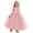 Pink, variant on Girls Chiffon Ballet Dance Skirt Elasticated Waist A-Line Practice Skirt for Kids Dance Recital