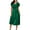 dresses for women clearance-Green, variant on Homenesgenics Summer Dresses 2025 Women's Spring Solid Color Short Sleeve V-Neck Dress Red XXL